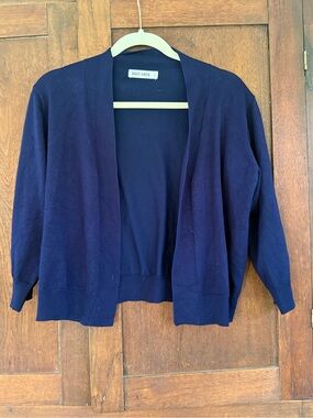 Grace Karin Navy Open Cardigan Sweater